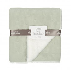 Manta doble cara New Stars 80x110 Verde BimbiDreams